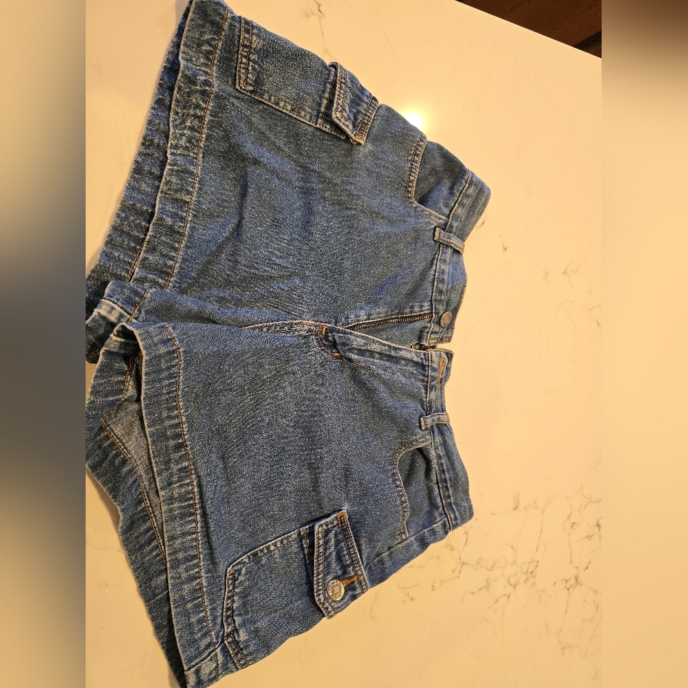 Classic Blue Denim Women's Shorts